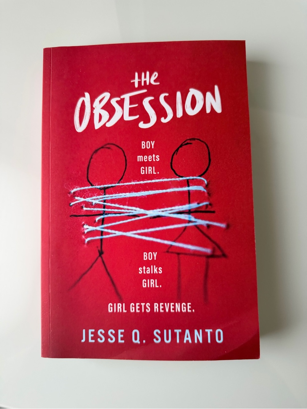 The Obsession by Jesse Q. Sutanto - Red Paperback